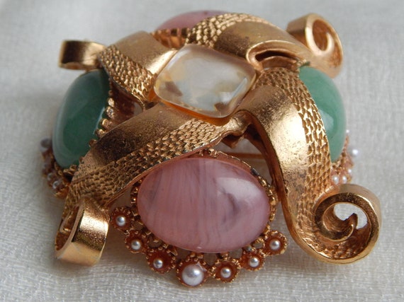 Fabulous JAY STRONGWATER Gem of the Sea Brooch Pi… - image 4