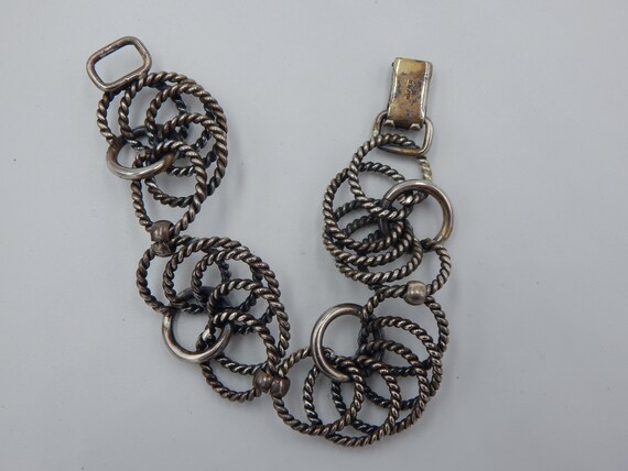 NAPIER Bracelet & Earrings - Circular Layered Ear… - image 5