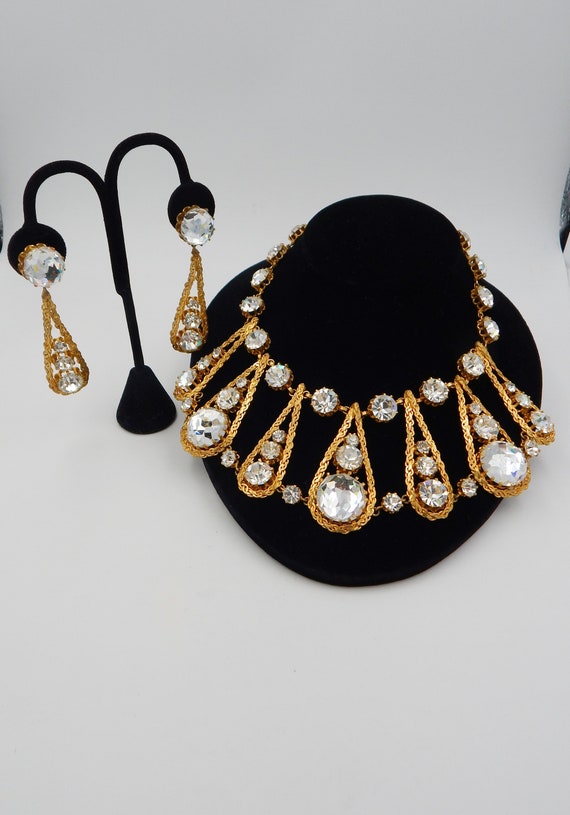 MASSIVE Bib Earrings Custom Made for Vienna Ball -