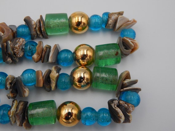 FLORELLE Designer Artesian Statement Necklace - N… - image 8