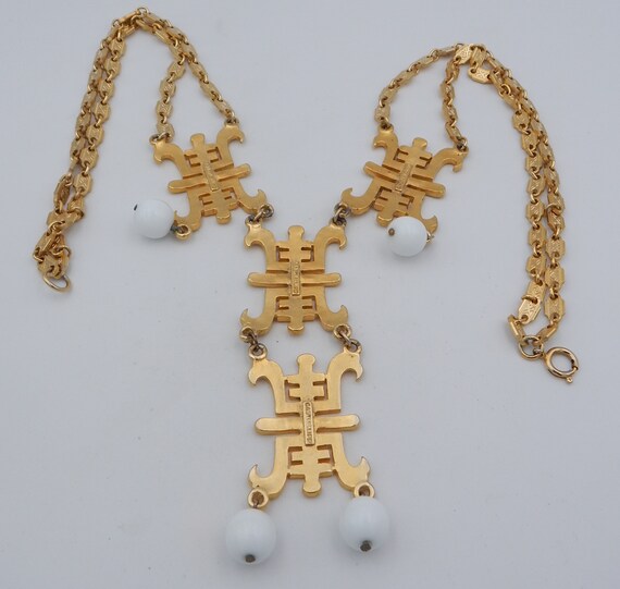 CASTLECLIFF Asian Influence Statement Necklace - … - image 4