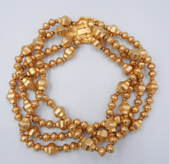 Karl Lagerfeld Statement Beaded Multi Strand Neck… - image 4