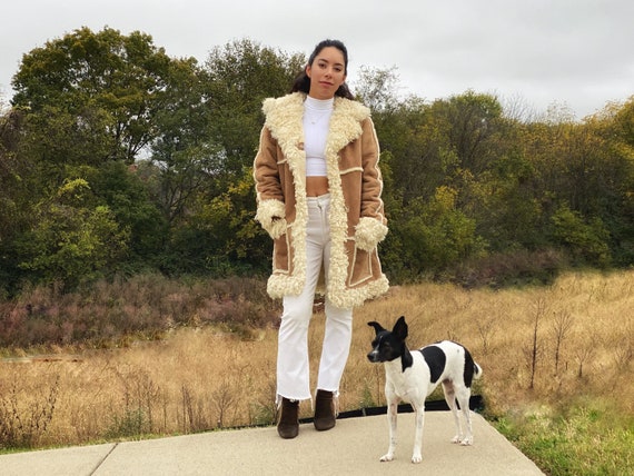 Wildflowers - Penny Lane Coat, 70s, Sheepskin Coat