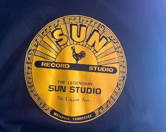 Vintage Sun Studio Shirt, XL, 90s, Aretha Franklin, Tee, Shirt, Rare, Sun Record Studio, Memphis TN, Elvis, Johnny Cash, SoulSixNine, Soul69