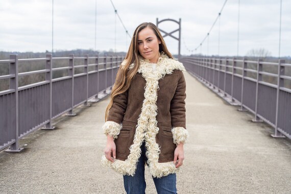 Kashmir - 1970s, Penny Lane Coat, Rare, Shearling