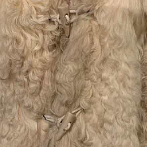 Respect 1960s, Penny Lane Coat, Shearling Coat, Mongolian Fur Coat, Sheepskin, 60s Coat, Curly Lamb, Almost Famous, Beatles, Afghan Coat image 8