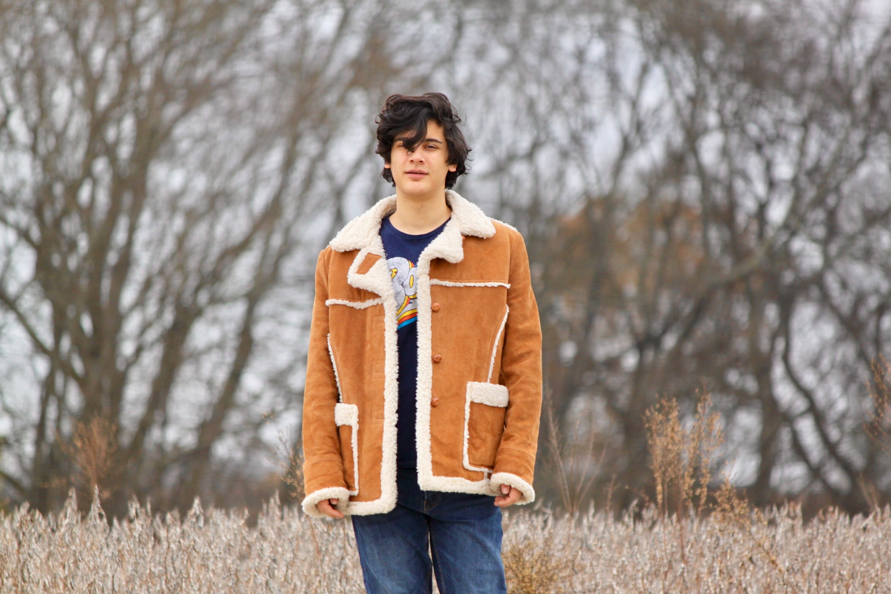 Unisex, 1970s, Shearling Coat, Penny Lane Coat, Marlboro