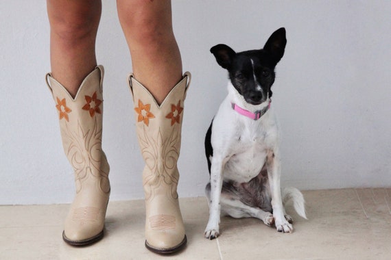 70s Vintage ACME Boots, Western Boots, Cowgirl, Fl