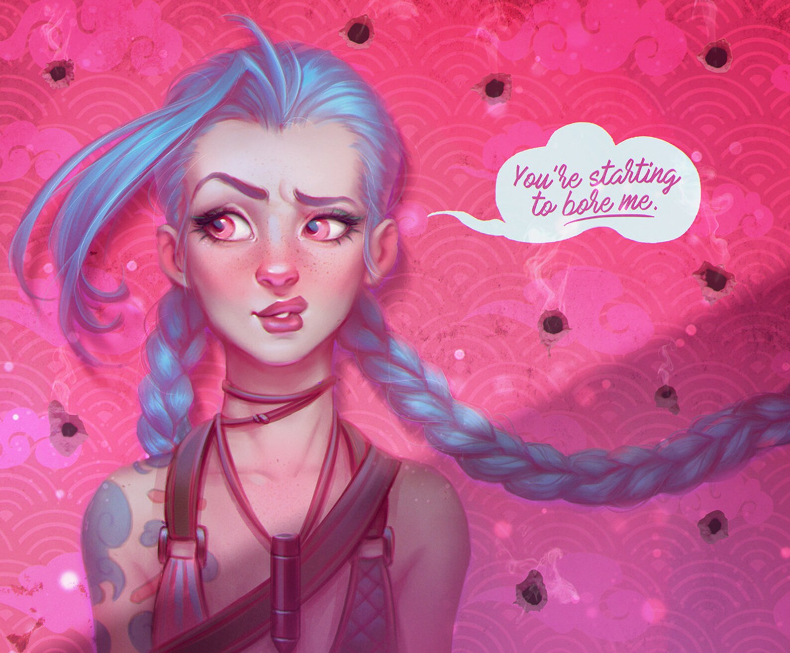 When Is Jinx Chapter 34 Coming Out Jinx League of Legends Art Print | Etsy