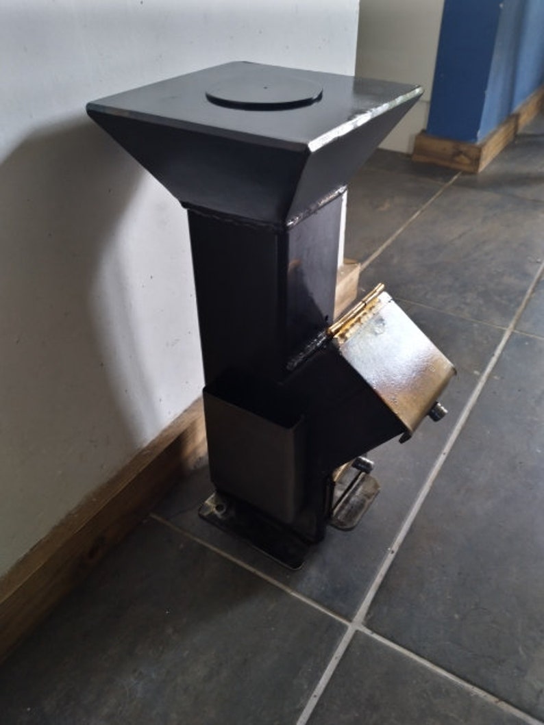 Rocket stove wood burner & Flue pipe VW camper van Merc Etsy