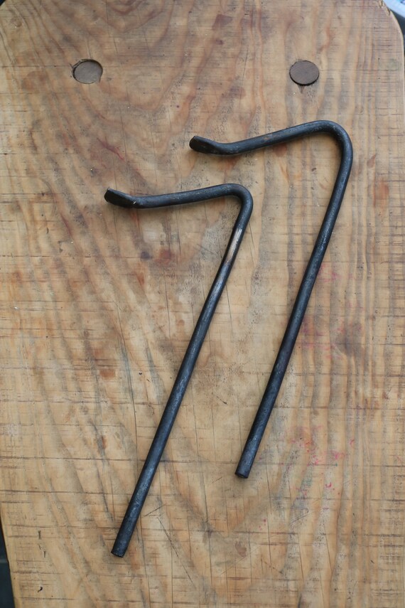 12mm Wood Workers Holdfasts Blacksmith Forged Green Wood Etsy