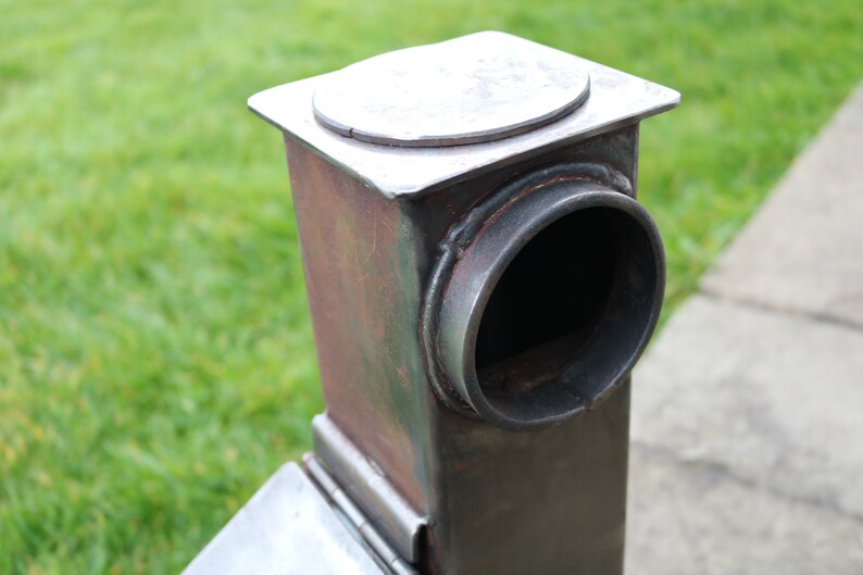 rocket stove wood burner & flue pipe vw camper van merc etsy