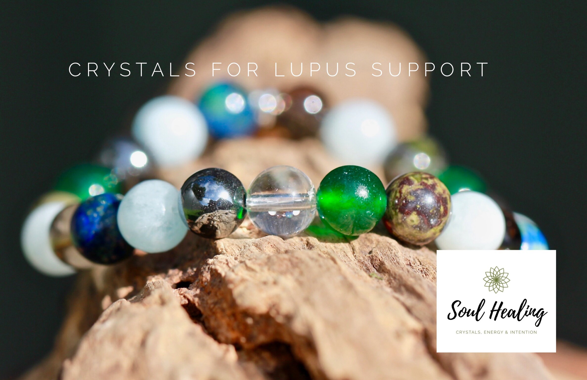 Crystals For Lupus Aid Lupus Relieve Gemstone Bracelet. Etsy