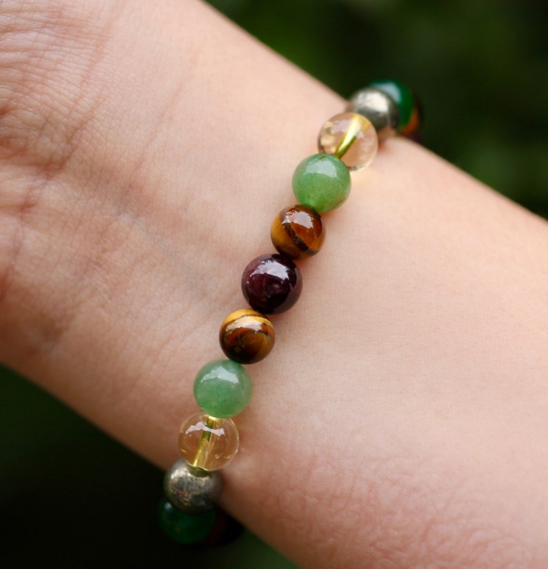 Tiger Eye Aventurine Pyrite Citrine Jade Quartz Etsy