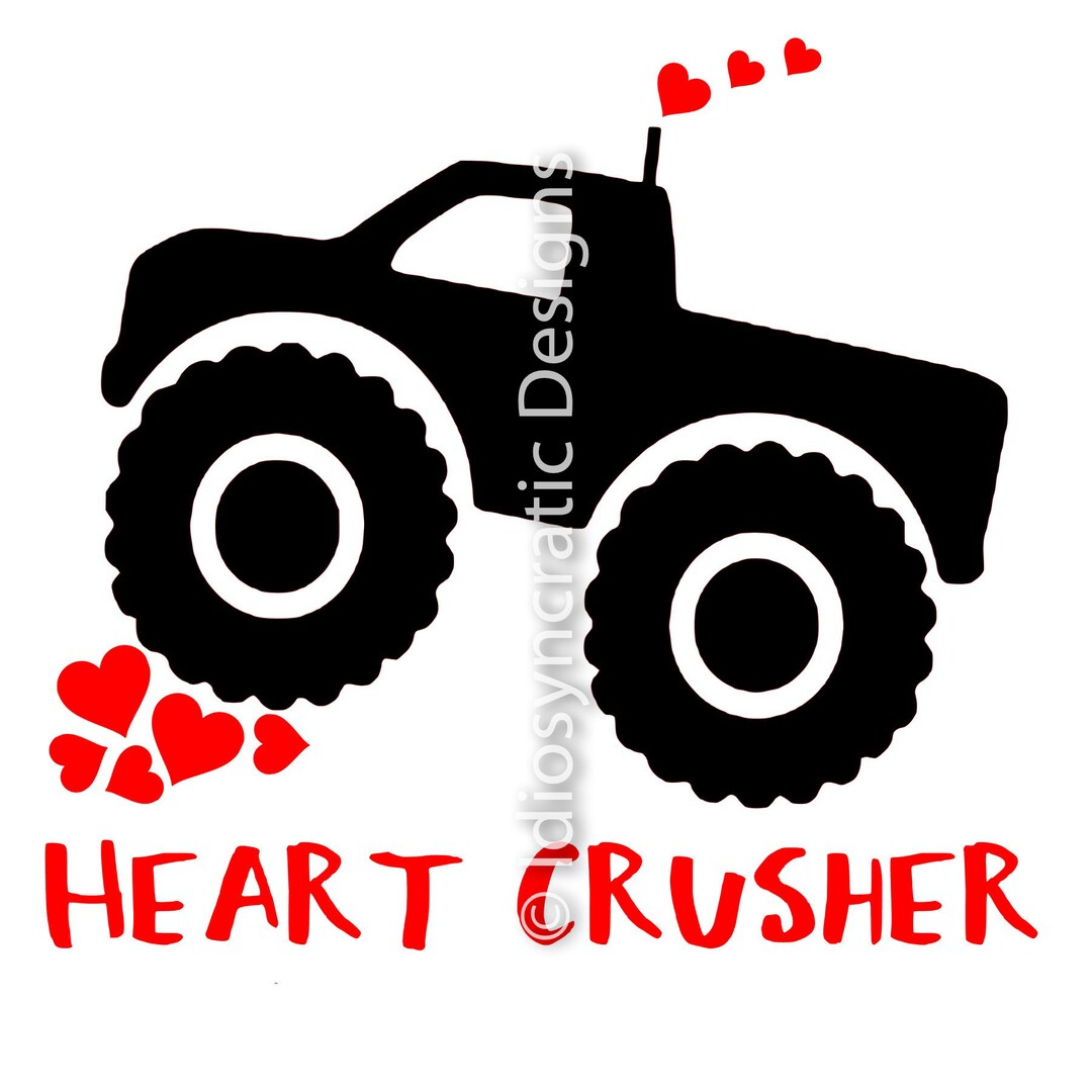 Heart Crusher SVG - Etsy