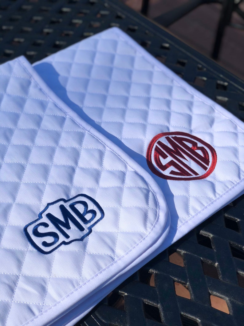Monogrammed Horse Saddle Pad Personalized Saddle Pad Etsy