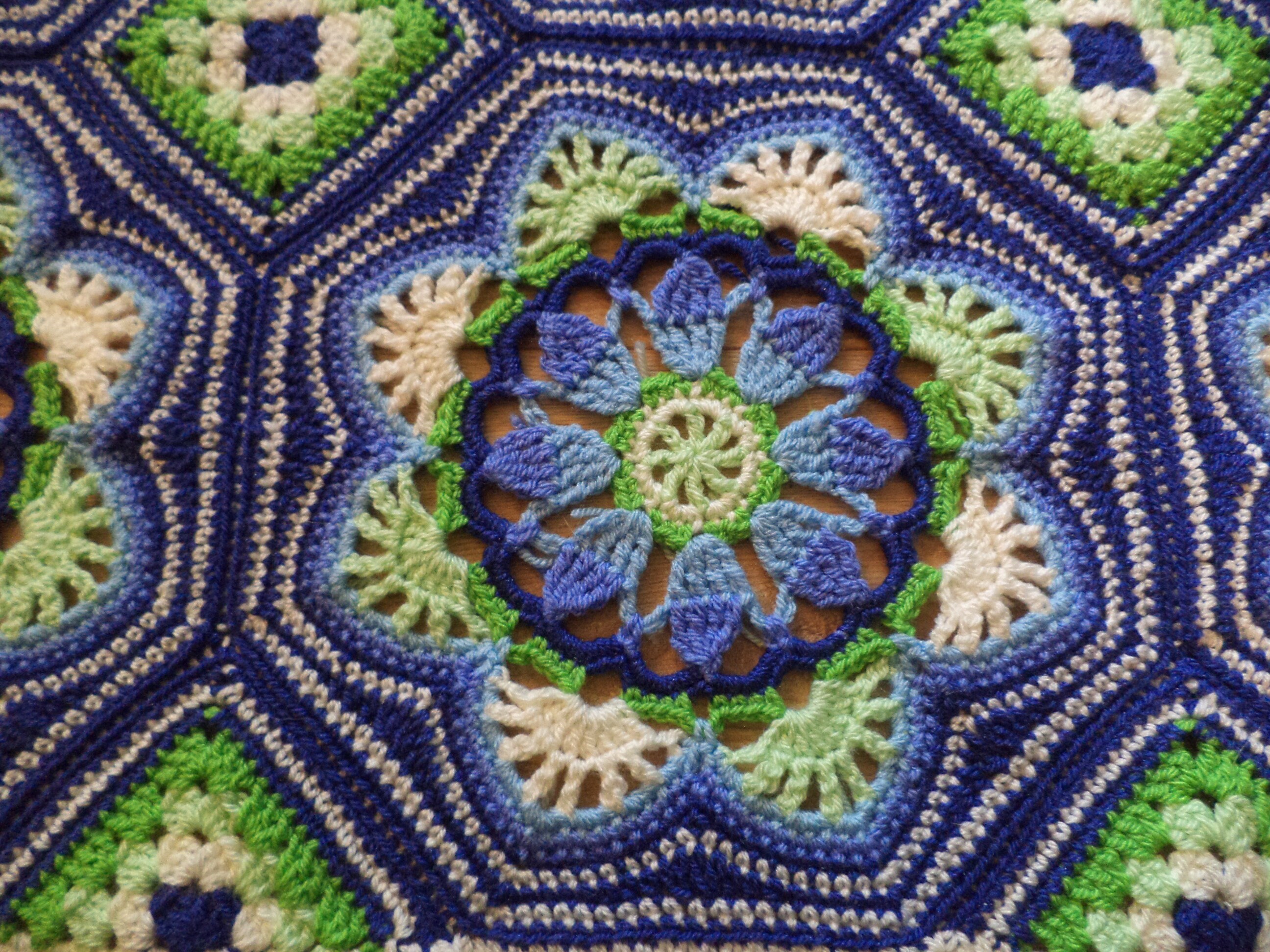 Persian Tile Crocheted Afghan Etsy