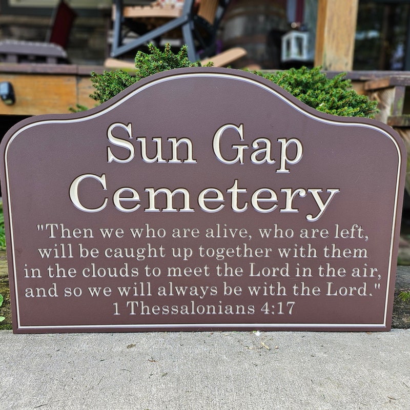 Mini Cemetary Rip Sign Cemetery Entrance Signs - Etsy