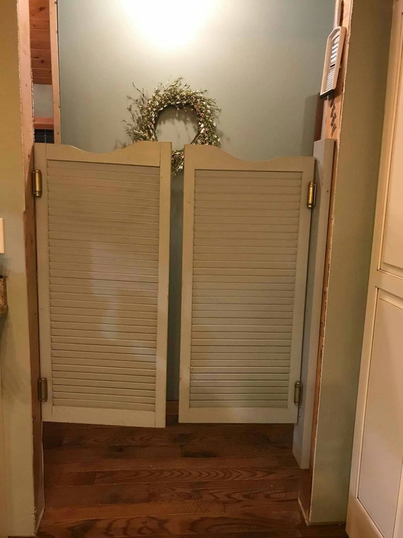 Vintage Saloon Doors Entry Kitchen Cafe Restaurant Swinging Hinged Farmhouse
