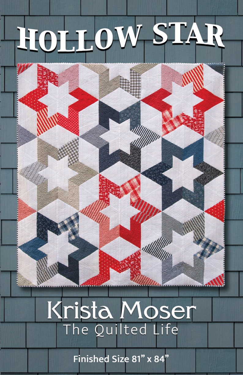 Hollow Star Krista Moser Patterns Modern Quilt Pattern, Uses CGR60DIA Ruler, Digital Download image 3
