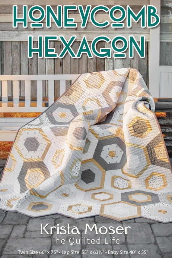 Hexagons in 3 Sizes Quilt Stamps Hexagons in 3 Sizes Quilt Stamps