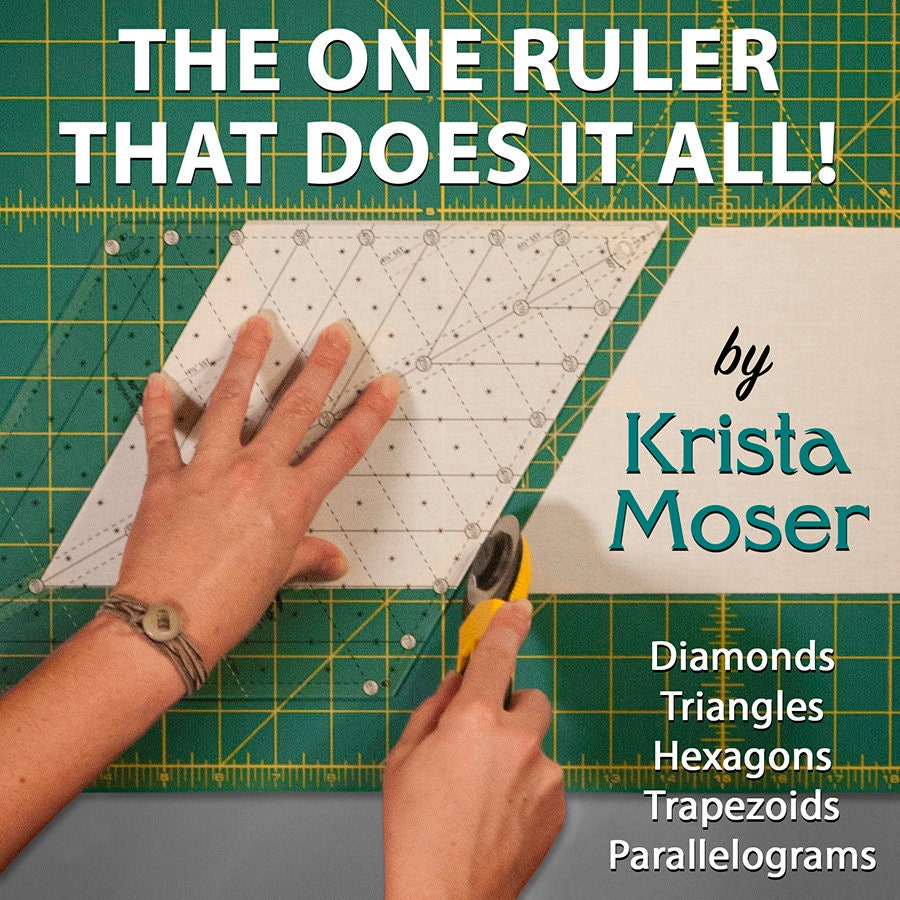 Quilting Ruler Creative Grids 60 Degree Diamond Ruler - Etsy Canada