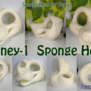 Carney 1 Foam Sponge Head Base New for Furry Fursuiting - cosplay - Fur suit