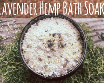 Organic Lavender Hemp Bath Soak