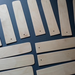 LARGE BLANK BOOKMARKS pyrography-laser 1.5mm birch ply-168mm by 38mm-15 for 7.95 inc post