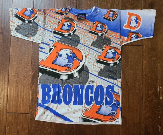 1995 Double Sided Denver Broncos Magic Johnson Tee