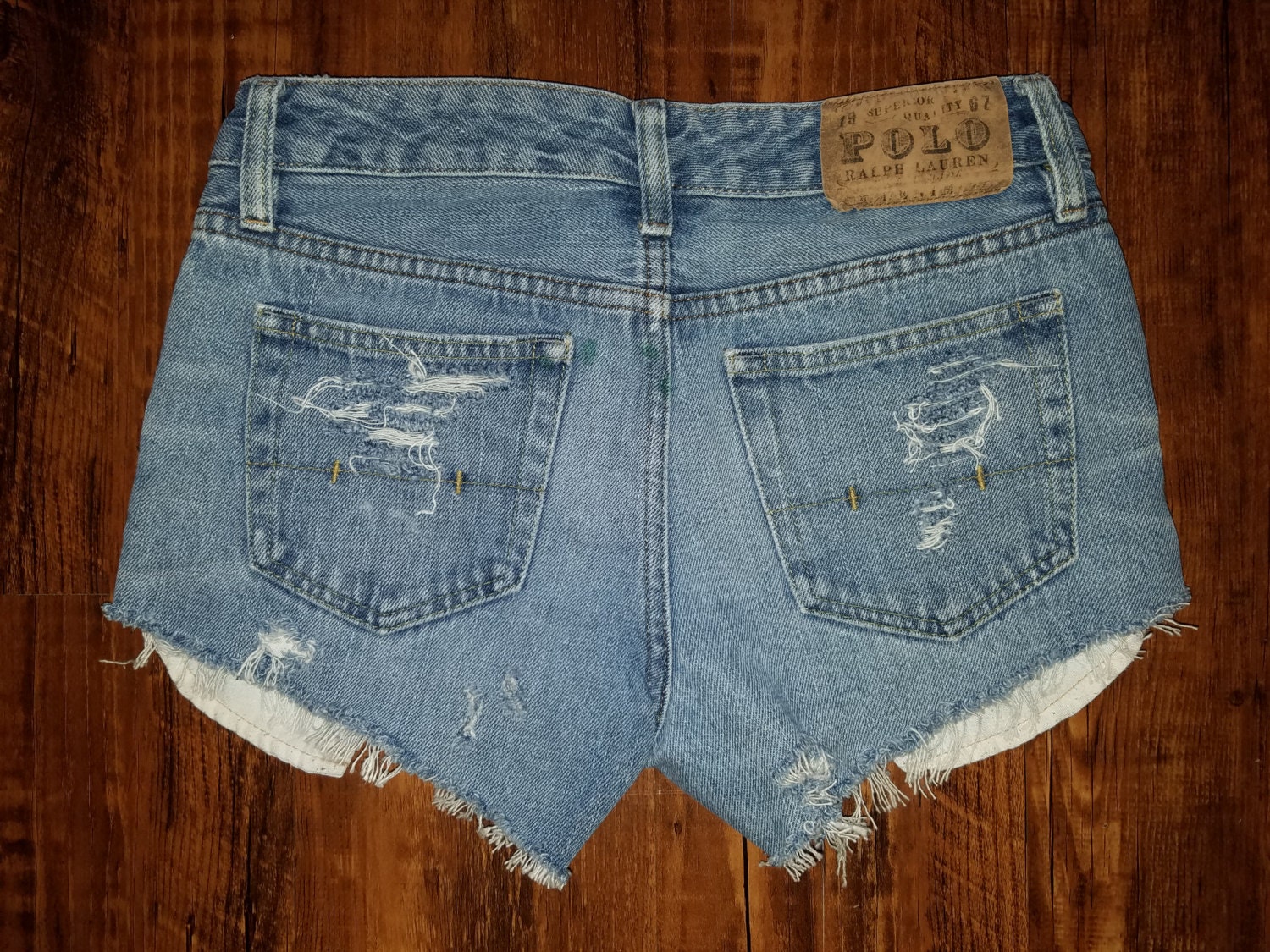 POLO by Ralph Lauren Distressed Cutoff 