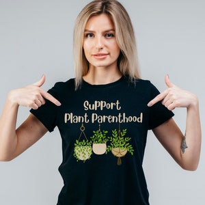 Support Plant Parenthood Plant Mom Unisex Jersey Short Sleeve Shirt