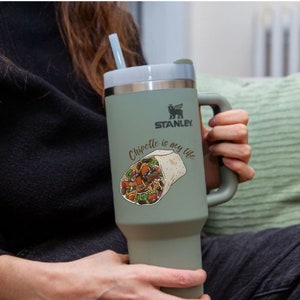 Chipotle is my life Sticker- place on laptops, tumblers, mugs, notebooks, and more!