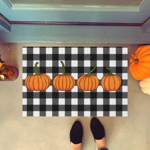 Fall Pumpkin Outdoor Rug