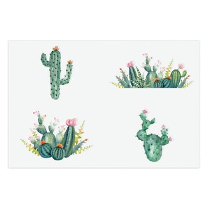 Kaktus Western Sticker Sheets-- Platzieren Sie auf Laptops, Bechern, Tassen, Notebooks und mehr!