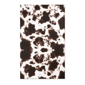 Cow Print Area Rug Country Western Decor Area Rugs
