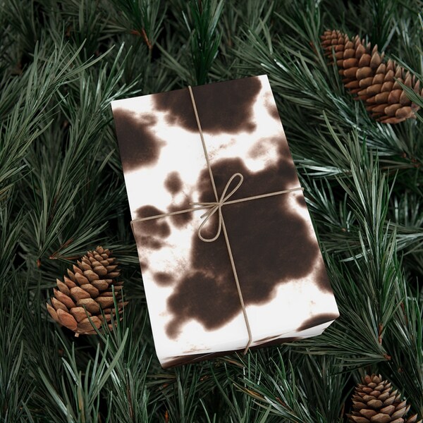 Cow Wrapping Paper Etsy