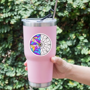Stained Glass Vinyl Decal for indoor or outdoor use