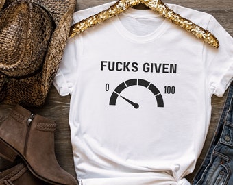 Koszulka z krótkim rękawem Zero F*cks Given Funny Unisex