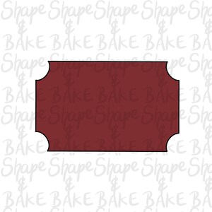 Plaque 19 cookie cutter