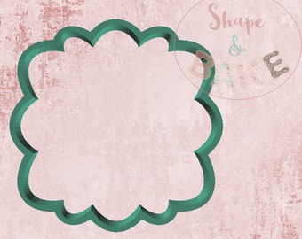 Plaque 9 cookie cutter