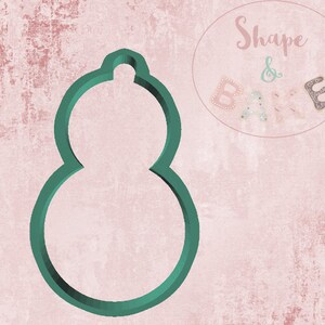Woolly hat snowman cookie cutter
