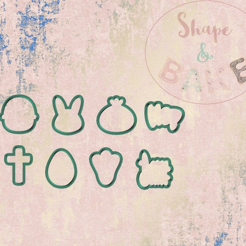 Easter Cookie Cutters Set of 3 Bunny Egg Chick Etsy