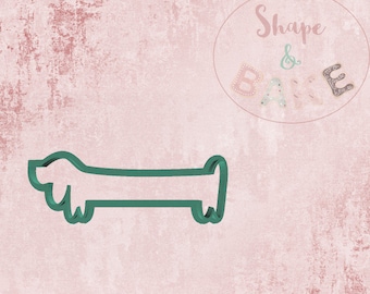 Sausage dog cookie cutter