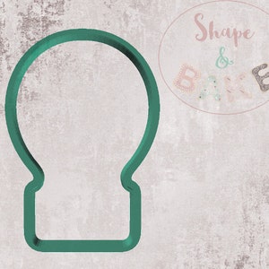 Light bulb cookie cutter ( you light me up)