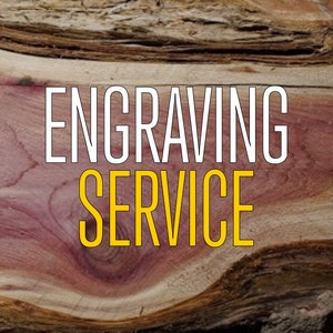 Engraving Service - Add on