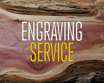 Engraving Service - Add on