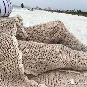 Summerfest Wrap Pants Crochet Pattern, Bohemian, Festival, Beach, Cover-up, Summer, Wrap Style Pants, Spring Break, Resort Wear, Boat Wear image 5
