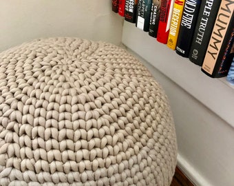 Crochet Pattern - The Mia Ottoman, Floor Poof