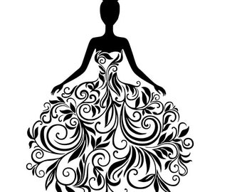 Free Free 73 Wedding Gown Svg SVG PNG EPS DXF File